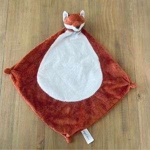 Angel Dear Lovey Baby Fox Security Blanket Soother Knotted Orange White